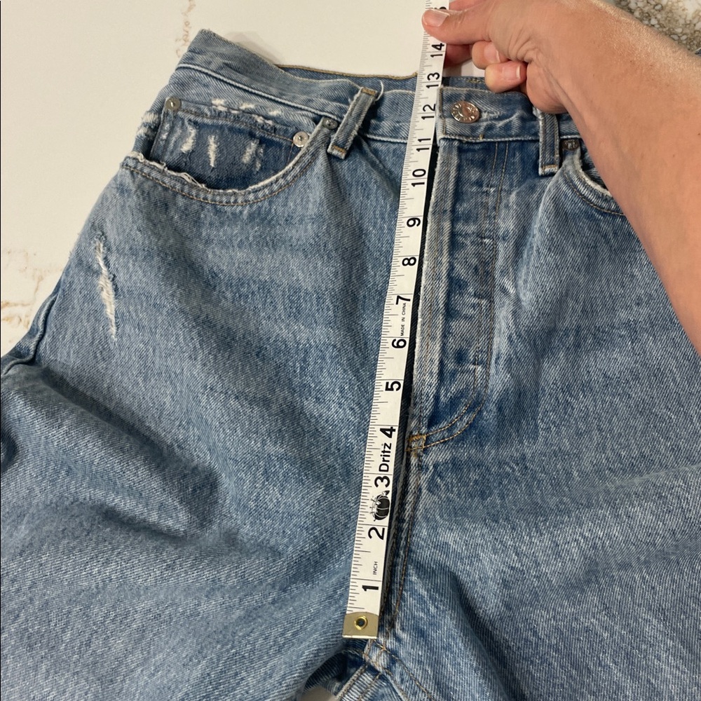 Agolde Distressed High Rise Jean | 27 (altered) - Picture 12 of 13